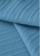 Dusty Blue dresses,Plain Color dresses,Vacation dresses,Vacation dresses,ROTITA Embroidery Dusty Blue A Line V Neck Sleeveless Dress