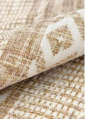 Light Camel dresses,Geometric dresses,Everyday dresses,Casual dresses,ROTITA Geometric Print Light Camel Dress