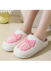 Light Pink shoes,Other shoes,Light Pink Tweed Closed Toe Falt Slippers