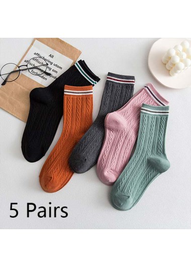 Multi Color accessories,Plain Color accessories,Multi Color Over The Calf Socks