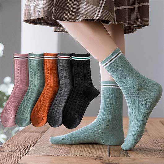 Multi Color accessories,Plain Color accessories,Multi Color Over The Calf Socks
