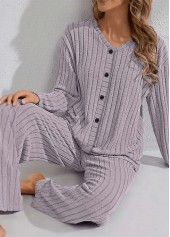 Dusty Purple loungewear,Plain Color loungewear,Dusty Purple V Neck Lounge Top and Pants