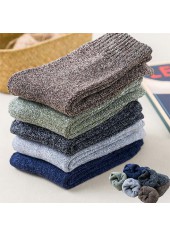 Multi Color accessories,Plain Color accessories,Multi Color Blend Mid Calf Socks