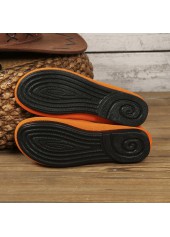 Orange shoes,Halloween shoes,Halloween Orange Color Falt Closed Toe