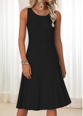 Black dresses,Plaid dresses,Geometric dresses,Everyday dresses,Casual dresses,ROTITA Tummy Coverage Plaid Black Round Neck Dress and Cardigan