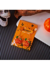 Orange jewelry,Plants jewelry,Halloween Pumpkin Orange Plants Alloy Earrings