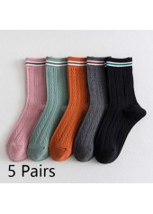 Multi Color accessories,Plain Color accessories,Multi Color Over The Calf Socks