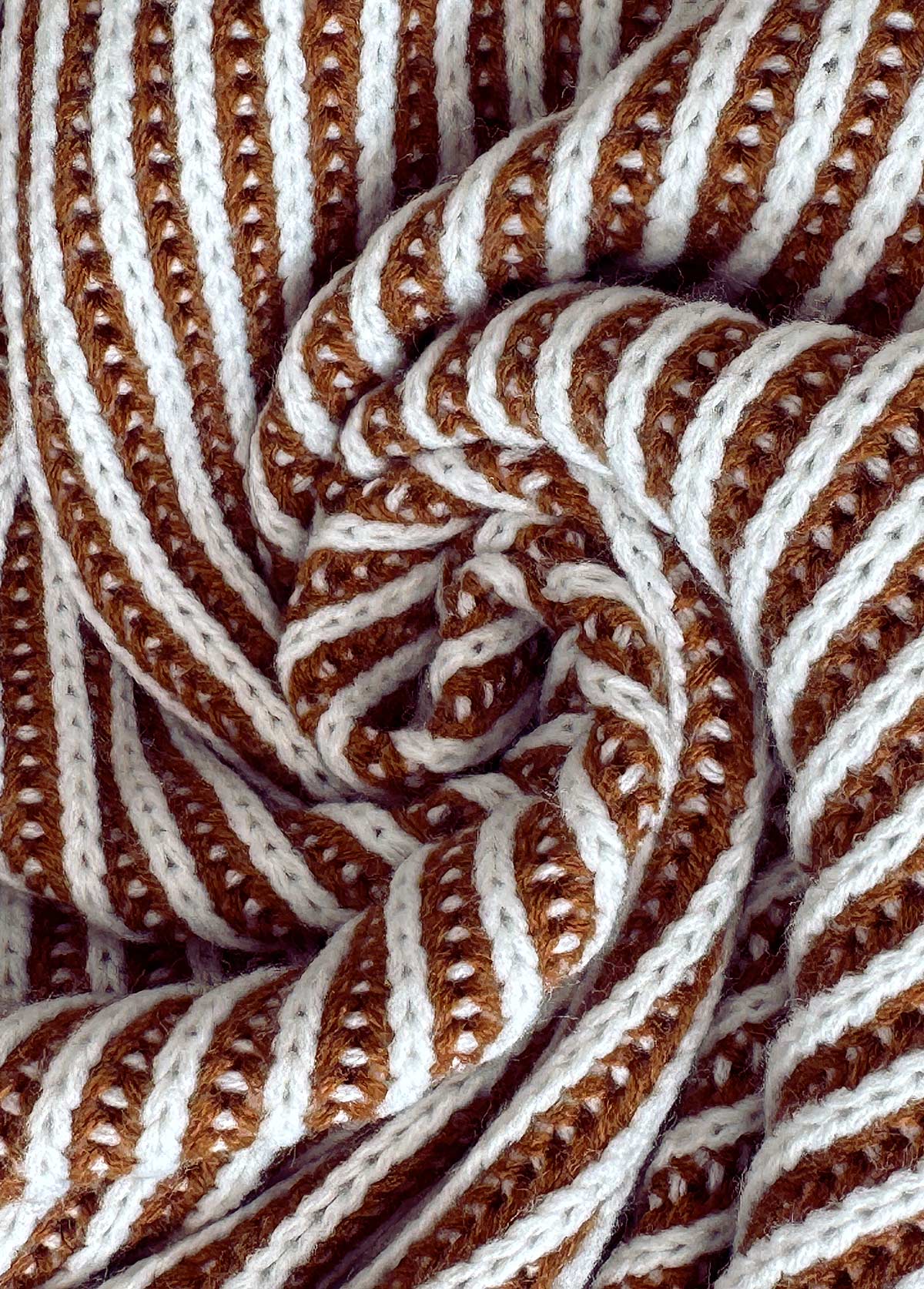 Dark Coffee tops,Contrast Color tops,Tummy Coverage Dark Coffee Round Neck Long Sleeve Sweater