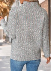 Multi Color tops,Christmas tops,Christmas Tummy Coverage Elk Print Multi Color Sweater