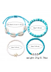 Mint Green jewelry,Letter jewelry,Animal Print jewelry,Shell Mint Green Seed Beads Bracelets