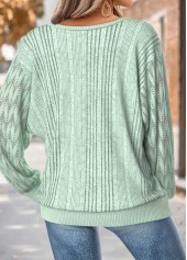 Sage Green tops,Plain Color tops,ROTITA Tummy Coverage Sage Green Round Neck T Shirt