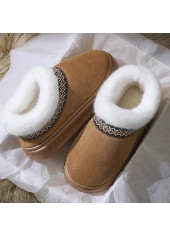 Dark Camel shoes,Plain Color shoes,Dark Camel Falt Closed Toe Slippers