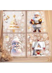 White accessories,Christmas accessories,Christmas White Sticker Glass Detail Stickers
