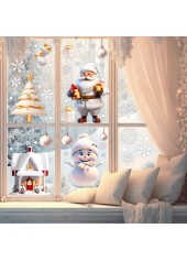 White accessories,Christmas accessories,Christmas White Sticker Glass Detail Stickers