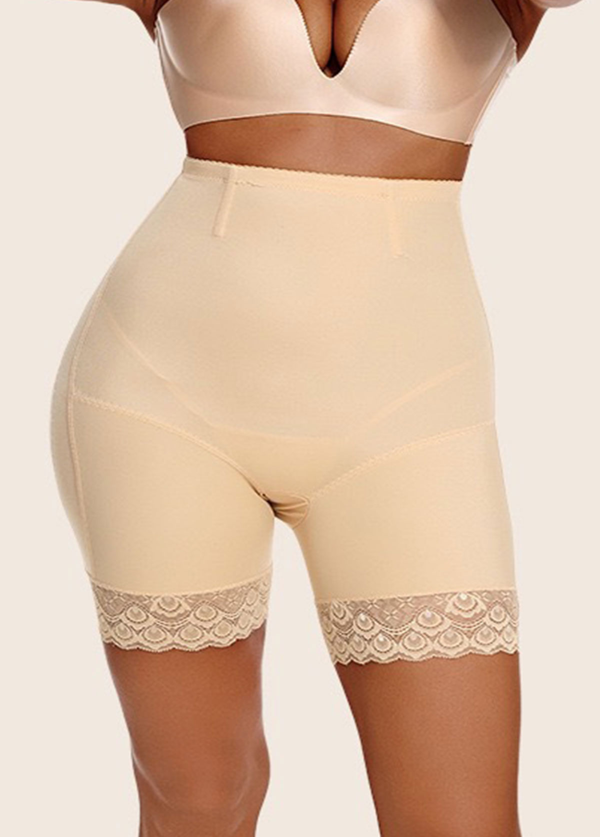 Skin Color intimates,Skin Color High Waisted Detail Panties