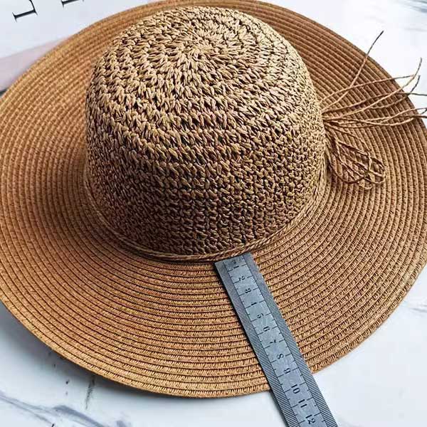 Dark Camel accessories,Plain Color accessories,Dark Camel Sun Protection Visor Straw Hat
