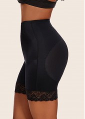 Black intimates,Black Color High Waisted Stretch Panties