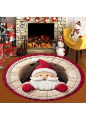 Christmas Santa Claus Print Light Camel Cat Paw Pad