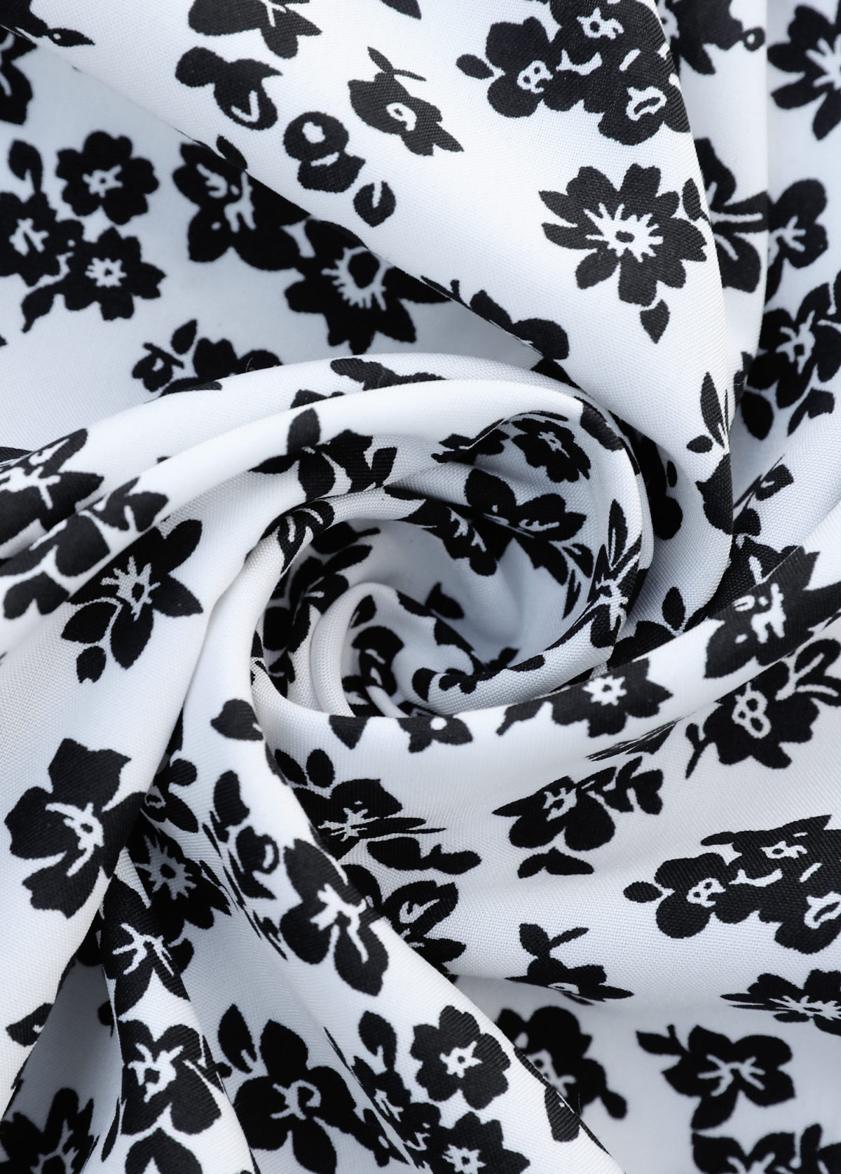 White bottoms,Ditsy Floral bottoms,Ditsy Floral Print White Wide Leg Elastic Waist Pants