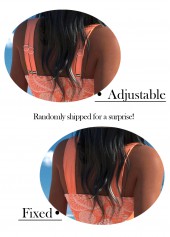 Orange swimwear,Animal Print swimwear,ROTITA Surplice Orange Marine Life Print Swimdress and Shorts