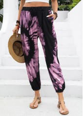 Neon Pink bottoms,Ombre bottoms,Ombre Neon Pink Jogger Elastic Waist High Waisted Pants