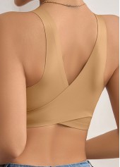Dark Camel intimates,Dark Camel Seamless V Neck Bra
