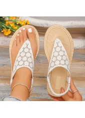 Beige Color Rubber Toe Post Falt