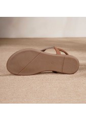 Dark Coffee shoes,Plain Color shoes,Dark Coffee Color Toe Post Falt