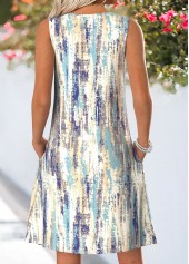 Grey dresses,Other dresses,Everyday dresses,Casual dresses,ROTITA Grey Tuck Stitch Short Round Neck Sleeveless Dress