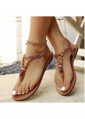 Dark Coffee shoes,Tribal shoes,Tribal Print Dark Coffee Falt Open Toe