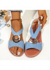 Blue shoes,Plain Color shoes,Blue Color Denim Point Toe Falt