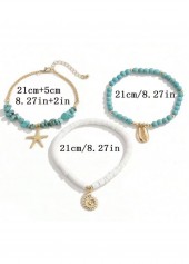 Cyan jewelry,Other jewelry,Cyan Marine Life Alloy Detail Anklets