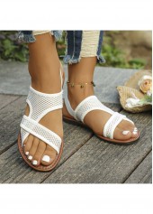 White shoes,Plain Color shoes,White Falt Open Faux Leather Toe