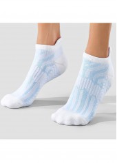 Light Blue accessories,Striped accessories,Geometric accessories,Striped Light Blue Low Cut Socks