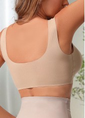 Gray Brown intimates,Gray Brown Color Push-up Scoop Bra