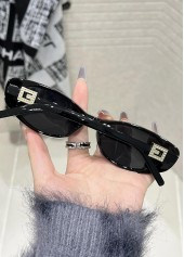 Black accessories,Black Color Cat Eye Design Sunglasses
