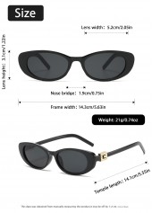 Black accessories,Black Color Cat Eye Design Sunglasses