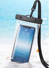 Black Plastic Water Proof Phone Case