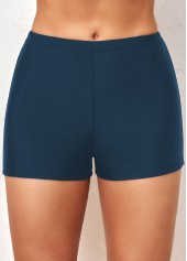 ROTITA Thigh Slimmer Navy Mid Waisted Swim Shorts