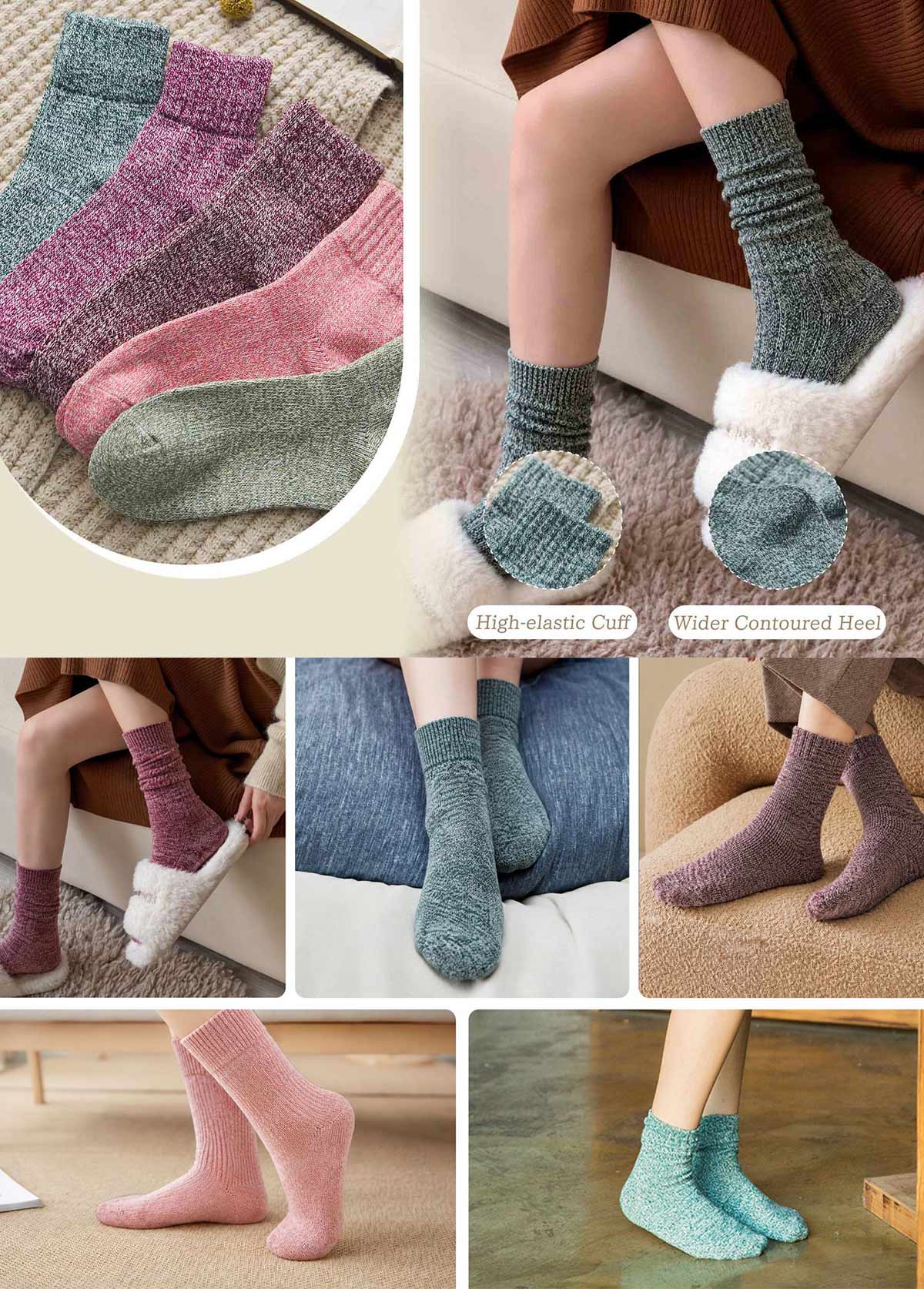 Multi Color accessories,Plain Color accessories,Multi Color Low Cut Cotton Blend Socks