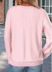 Multi Color tops,Contrast Color tops,ROTITA Multi Color Round Neck Long Sleeve Sweatshirt
