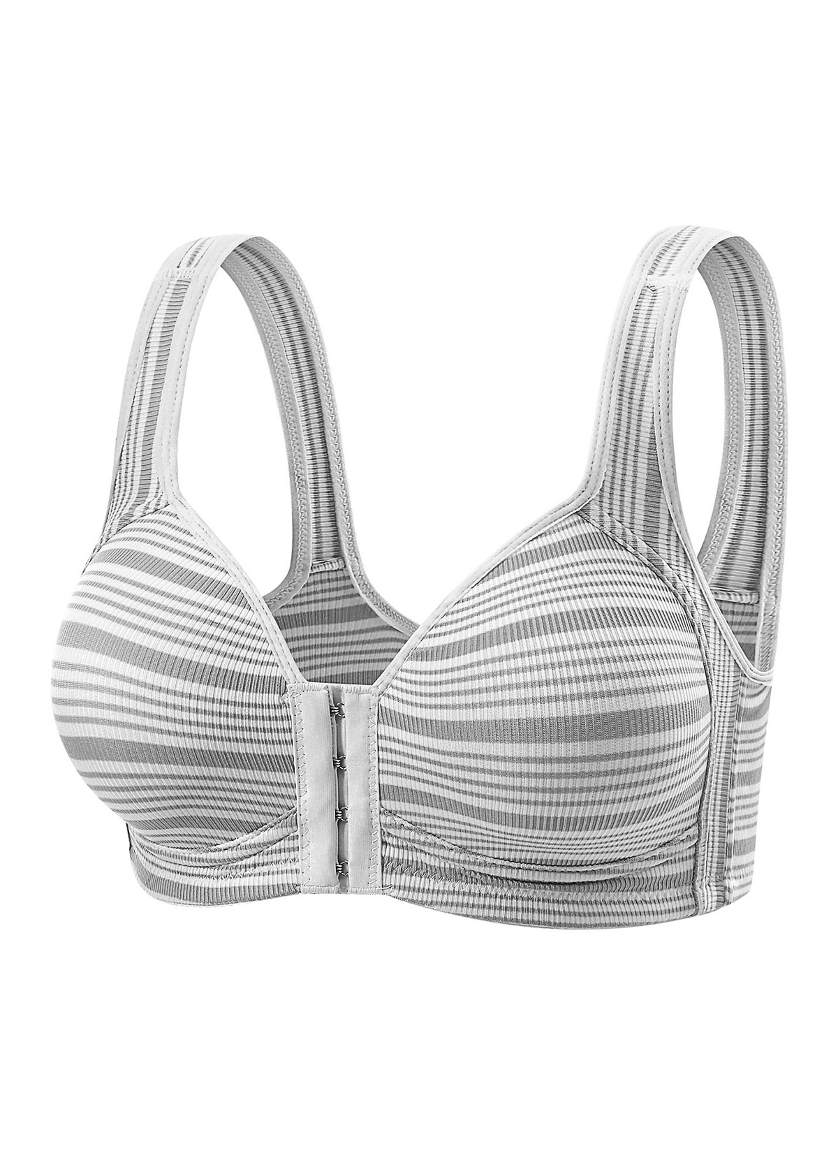 Light Grey Marl intimates,Light Grey Marl Scoop Neck Bra
