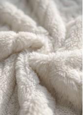 White tops,Plain Color tops,Tummy Coverage White Turn Down Collar Long Sleeve Coat