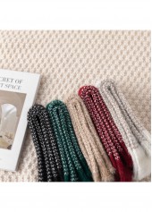 Multi Color accessories,Striped accessories,Geometric accessories,Striped Multi Color Mid Calf Socks