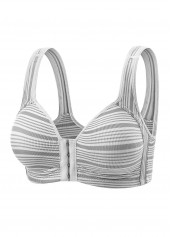 Light Grey Marl intimates,Light Grey Marl Scoop Neck Bra