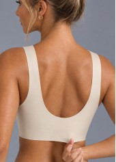 Champagne intimates,Champagne Color Push-up V Neck Bra