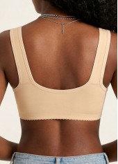 Champagne intimates,Champagne Color Push-up V Neck Design Bra