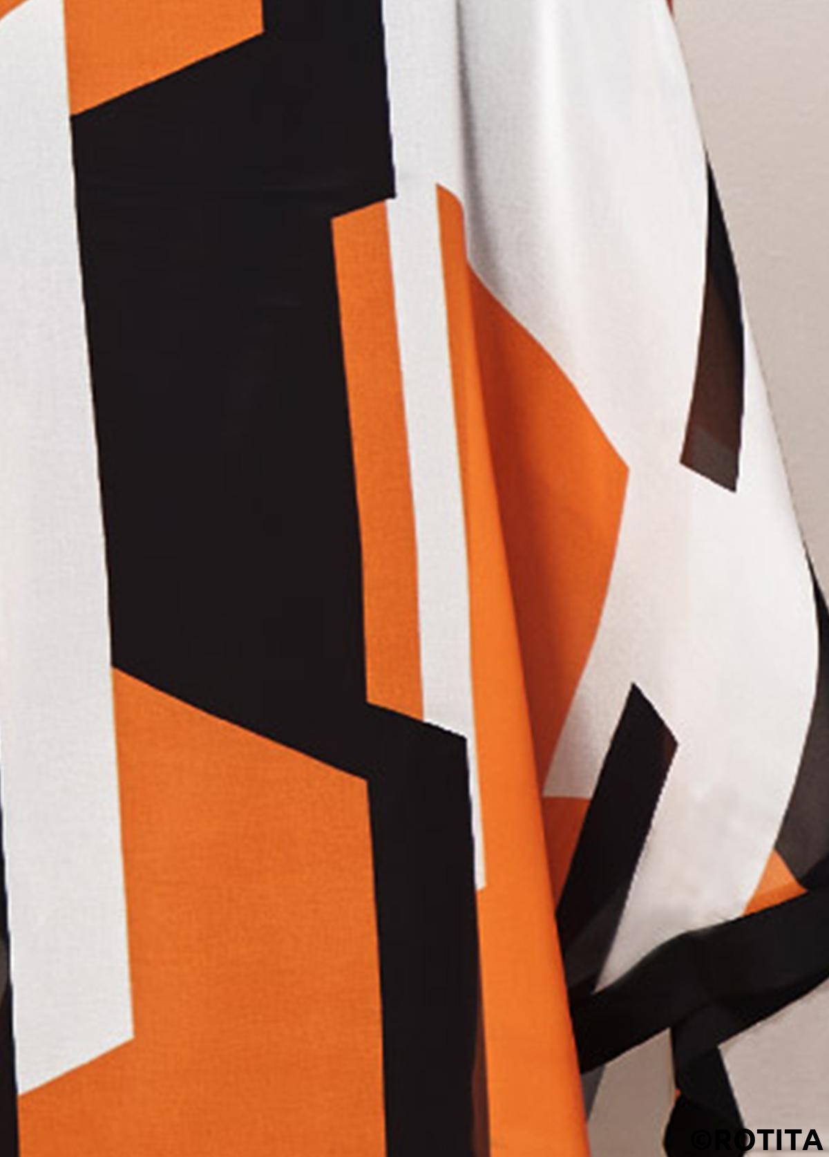 Geometric tops,ROTITA Asymmetric Hem Contrast Stitch Sleeveless T Shirt