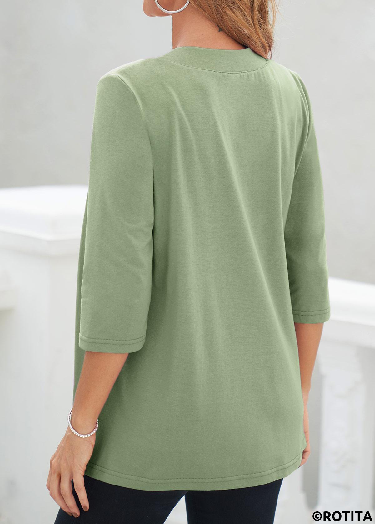Sage Green tops,Plain Color tops,ROTITA Lace Sage Green Square Neck Cardigan and Tank Top