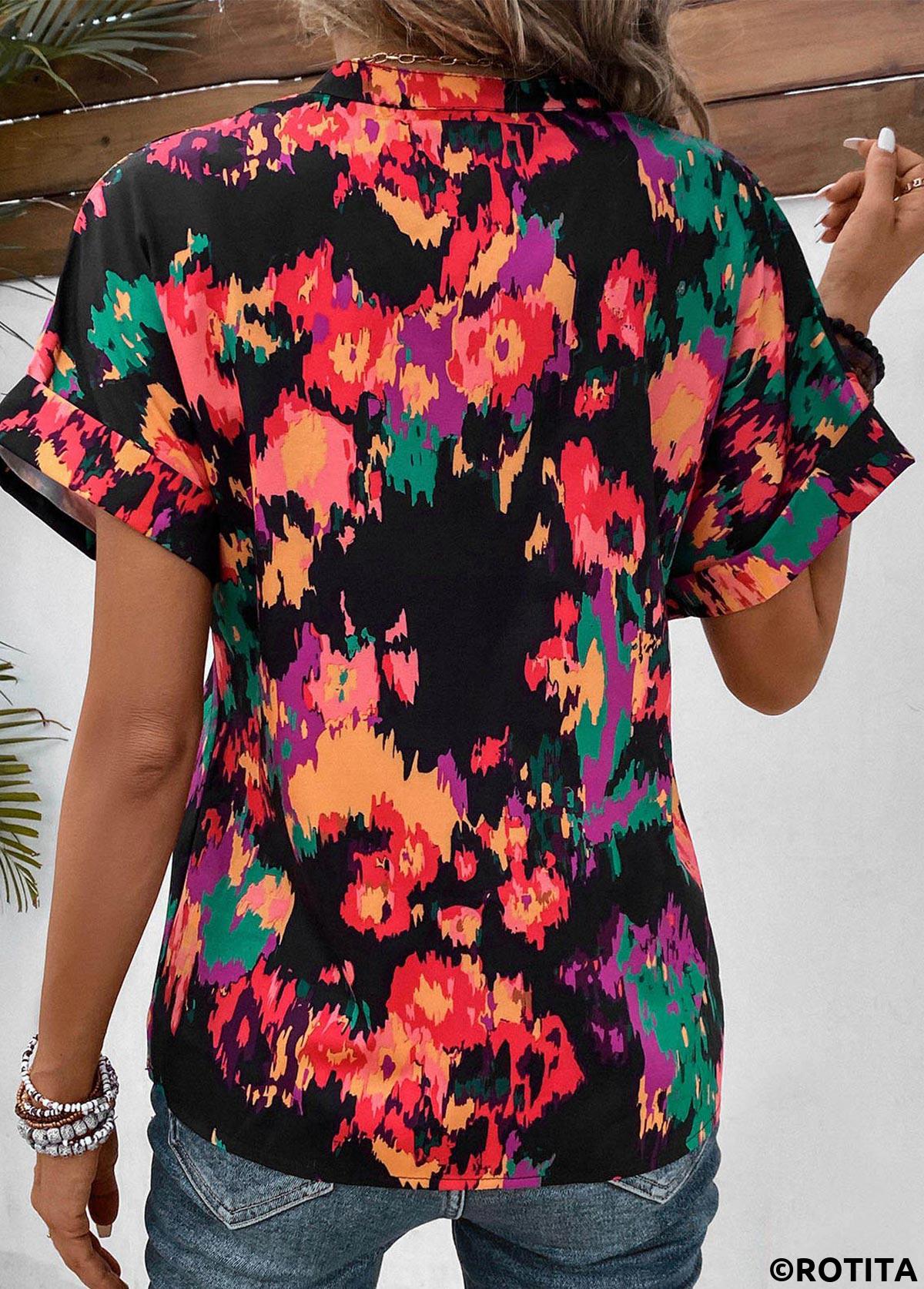 Patchwork Dazzle Chemisier Multicolore Imprimé Coloré